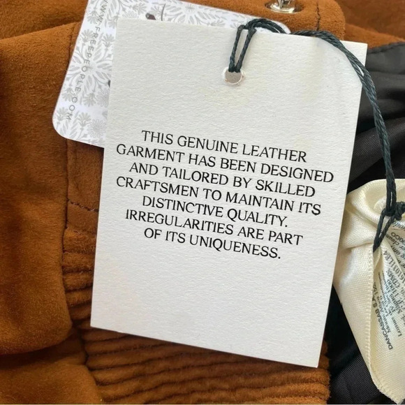 NWT Free People Dan Cassab Ennio Suede Studded Jacket Brown Small - Picture 13 of 17